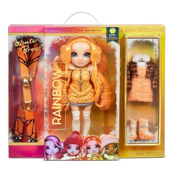 🎁Rainbow High Poppy Rowan Winter Break Fashion Doll - Picture 1 of 4